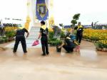 ภาพบรรยากาศการเตรียมงาน พิธีงานพระราชพิธีถวายพระเพลิงพระบรมศ